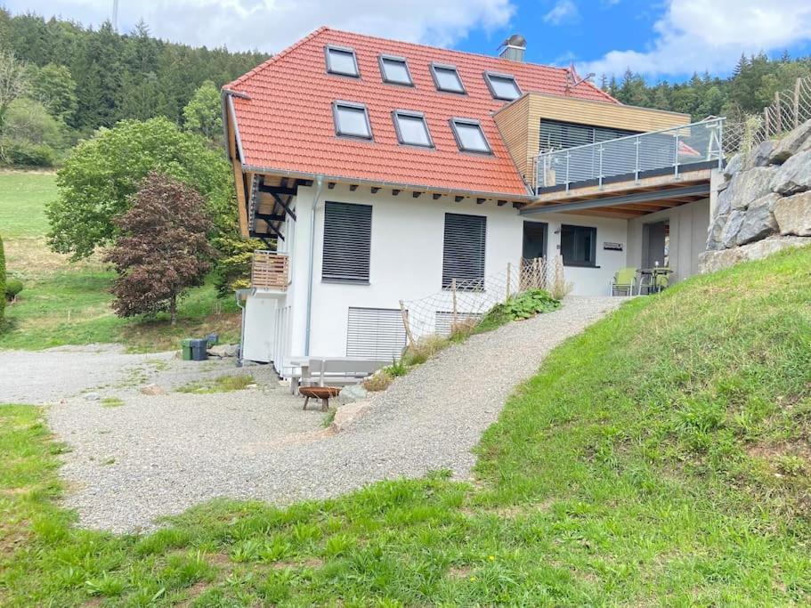 Apartamento Fewo Mit Whirlpool, Sauna & Schwarzwaldblick Hausach Exterior foto